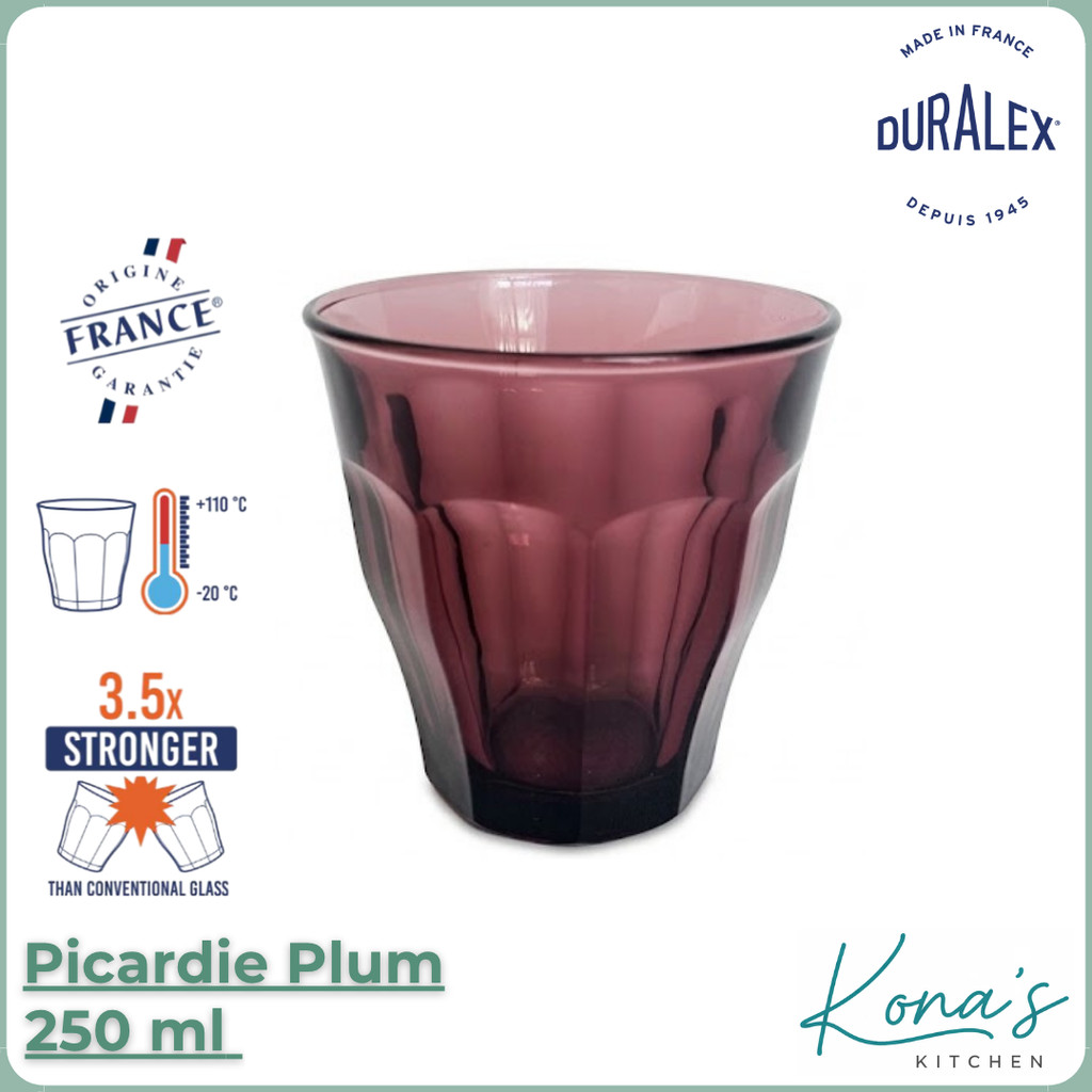 Duralex Picardie Plum 25 CL  / Gelas Duralex 250 Ml (1027JC04)