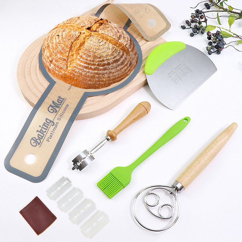Silicone Bread Sling for Dut Oven Portable Long Handles Non-Stick Reusable Mat Sourdough Bread Bakin