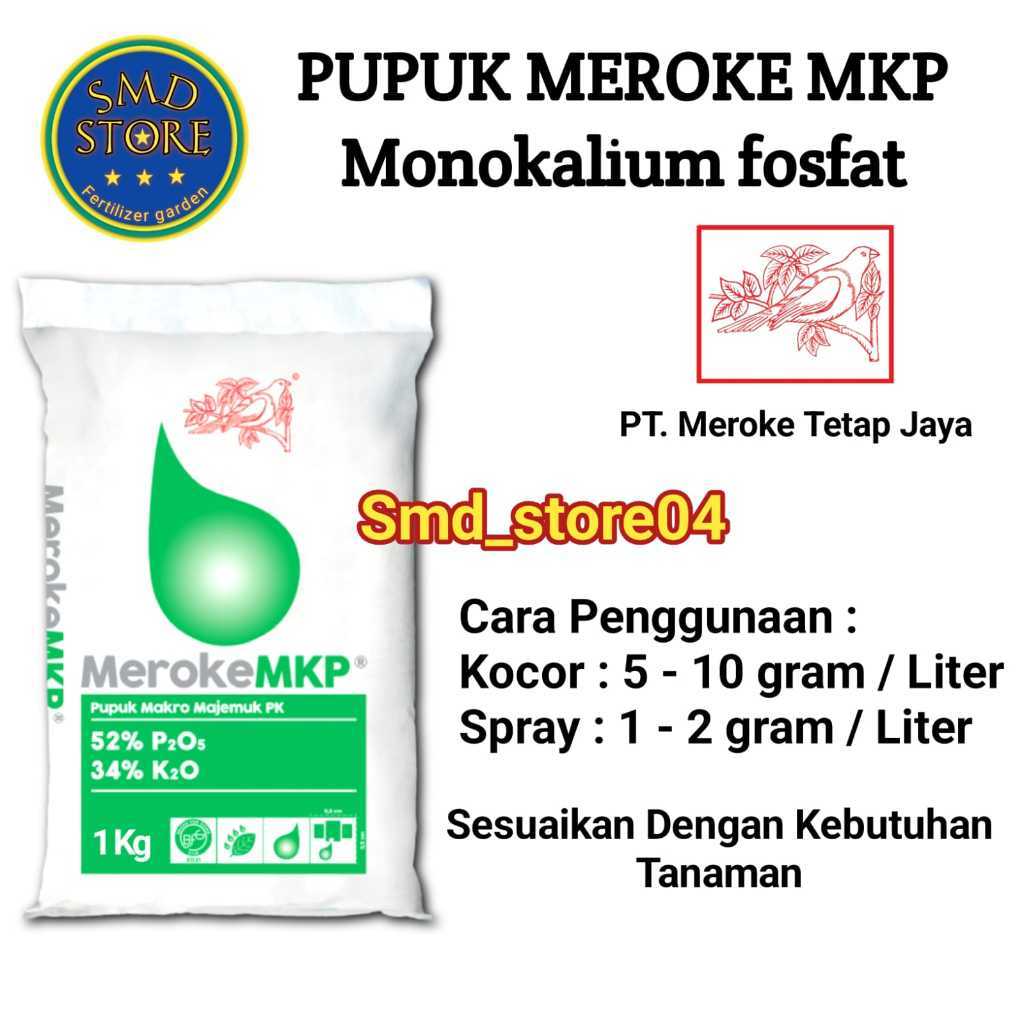 READY Meroke MKP 1Kg Mono Kalium Phosphate 52% P2O5 34% K2O Original