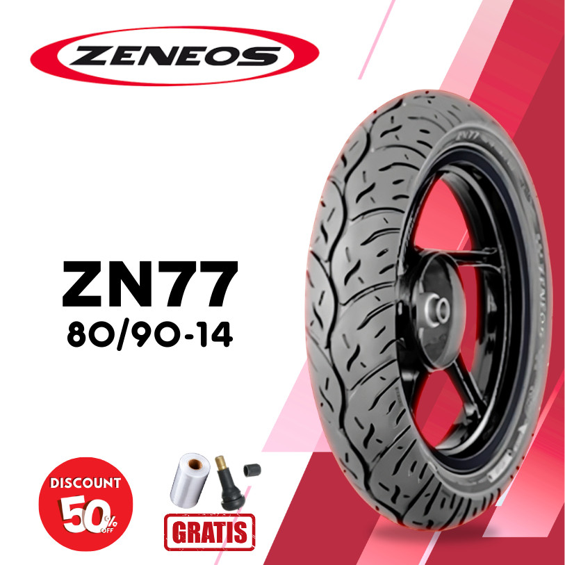 Ban Motor ZENEOS ZN77 80/90 RING 14 Tubeless