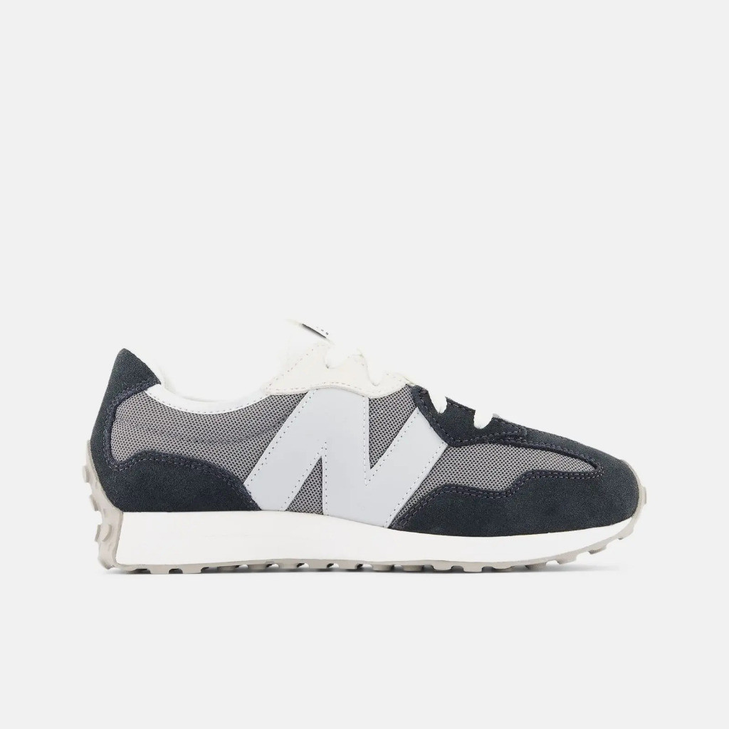 Sepatu Sneakers Anak New Balance 327 Grade School Black Grey Original GS327LG