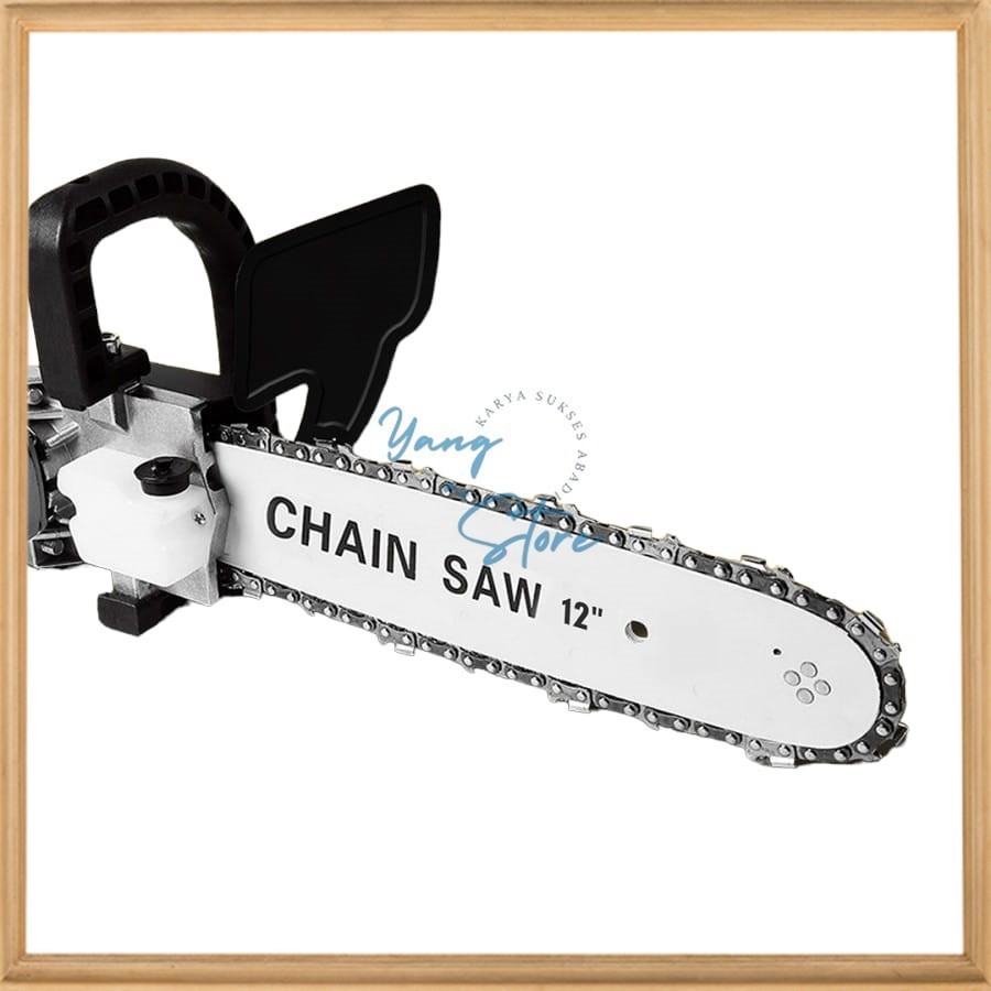 Berkualitas YGS-D203-12 INCH ADAPTOR MINI CHAINSAW MESIN GERINDA CHAIN SAW STAND PRJ TERBARU 2026 CO