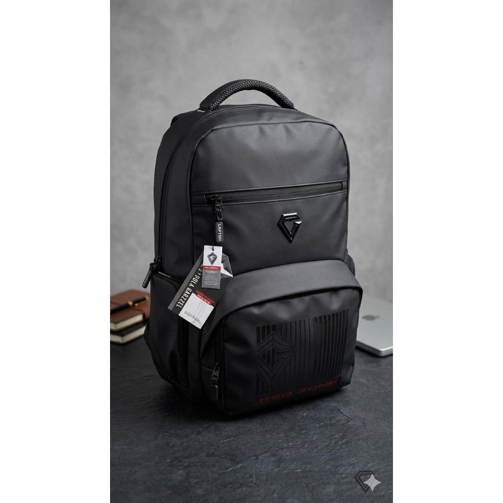 [POLA GARZZEL]Tas Ransel Sekolah Pria Bacpack Waterprof