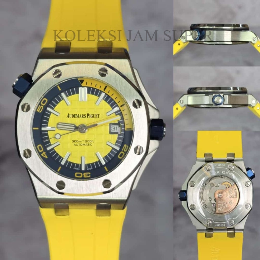JAM TANGAN AP DIVER AUTOMATIC STAINLESS STEEL JAM TANGAN PRIA AUTOMATIC TERBARU DIAL 42MM