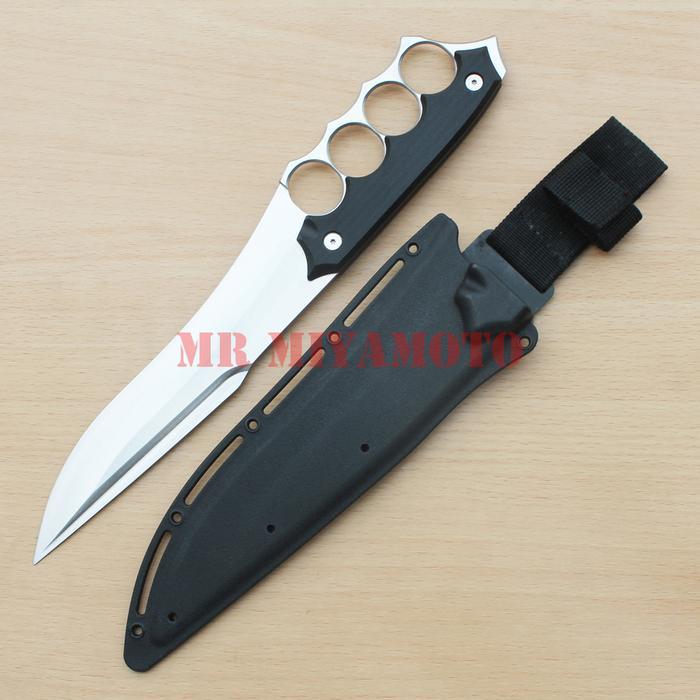 Pisau Knuckle Trench Knife Knive P1301 Sarung Kydex