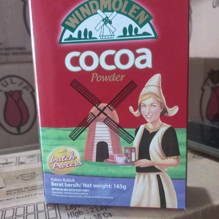Windmolen Cocoa Powder 165 gr-Coklat Bubuk Windmolen