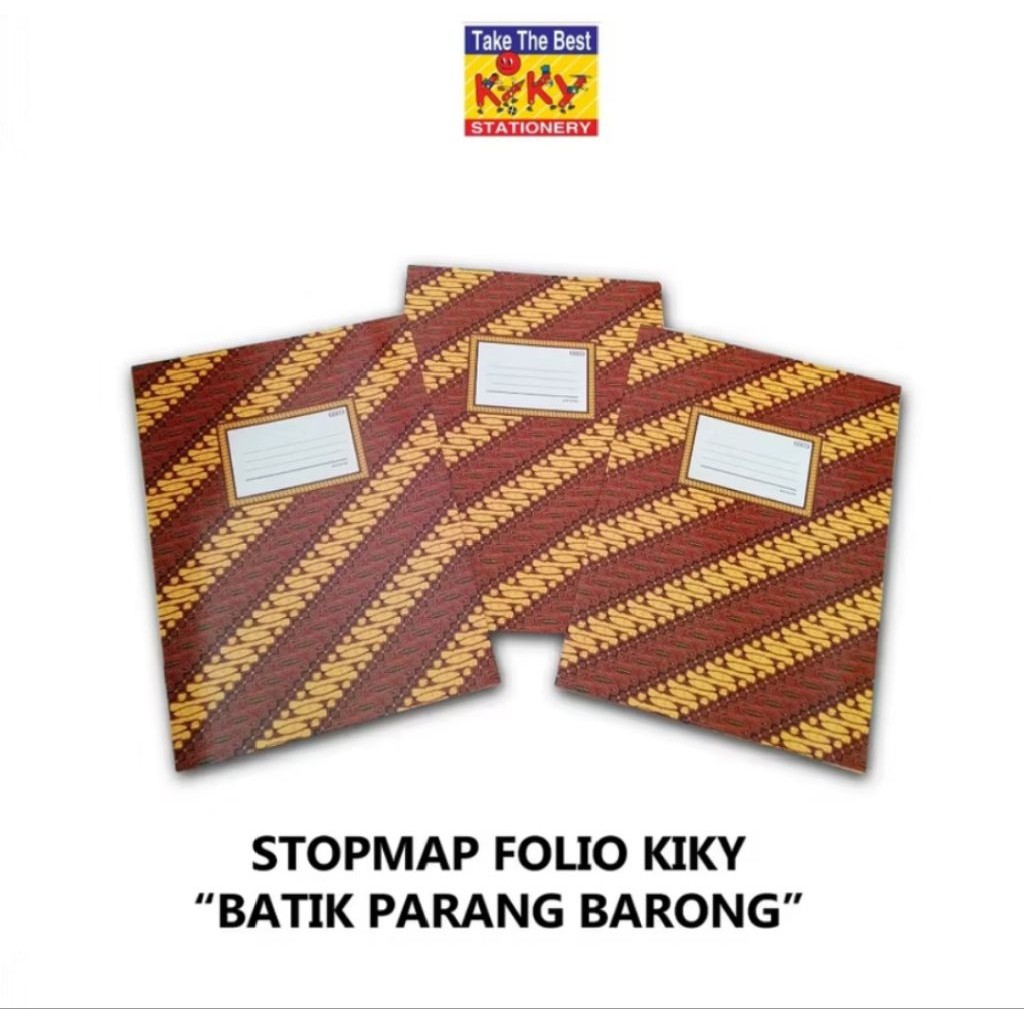 Stopmap Batik KiKi Folio/Map Batik Kertas ( 1pak/10pcs )