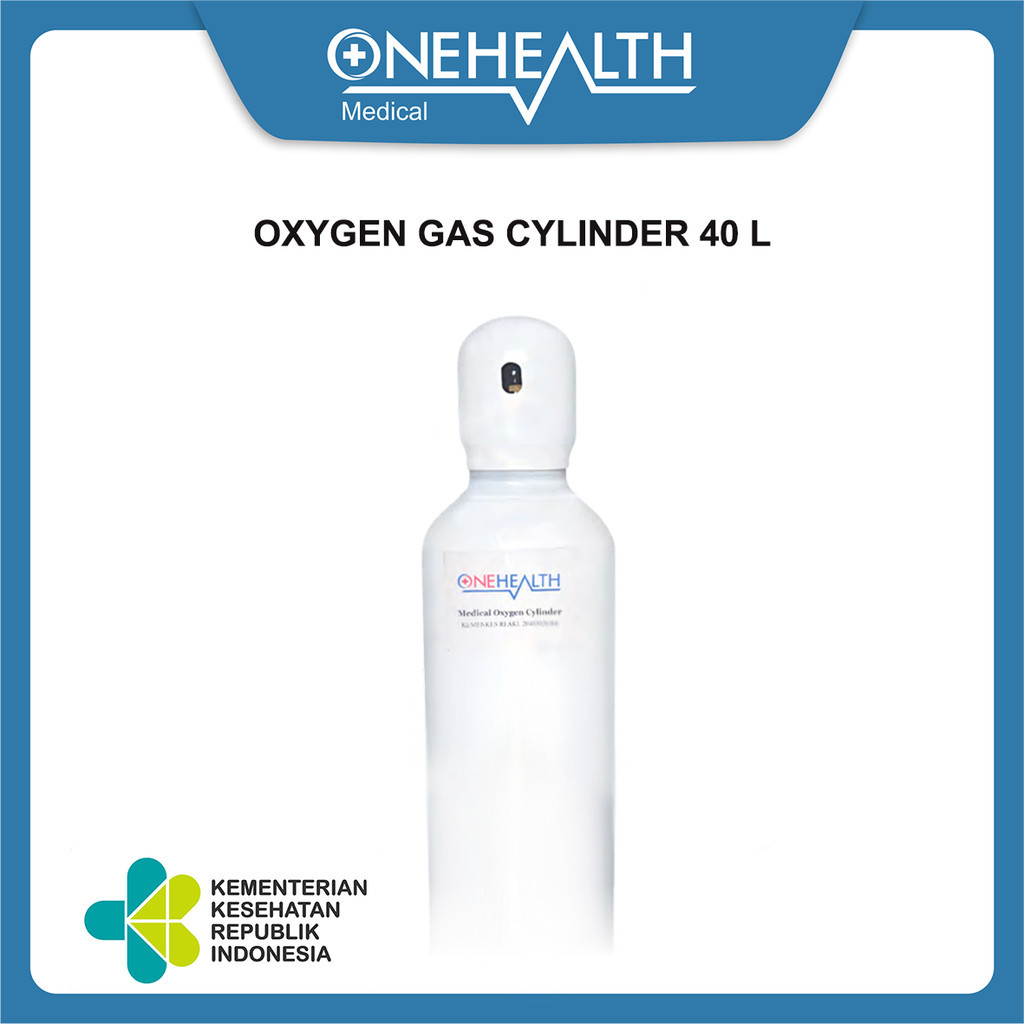 Onehealth Tabung Oksigen Silinder Keperluan Medis 6m3+