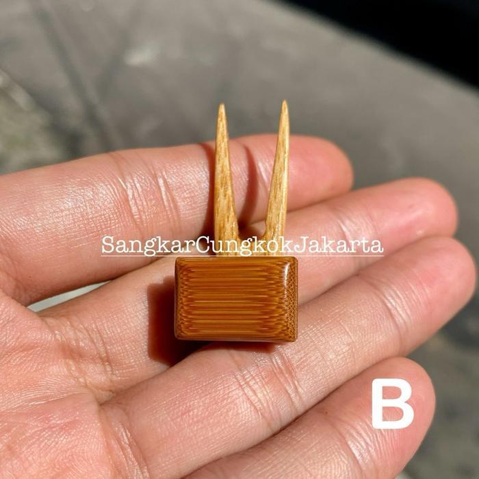 Tusuk Buah Bahan Bambu Sangkar Burung Nanjing Style Ori Cungkok - B
