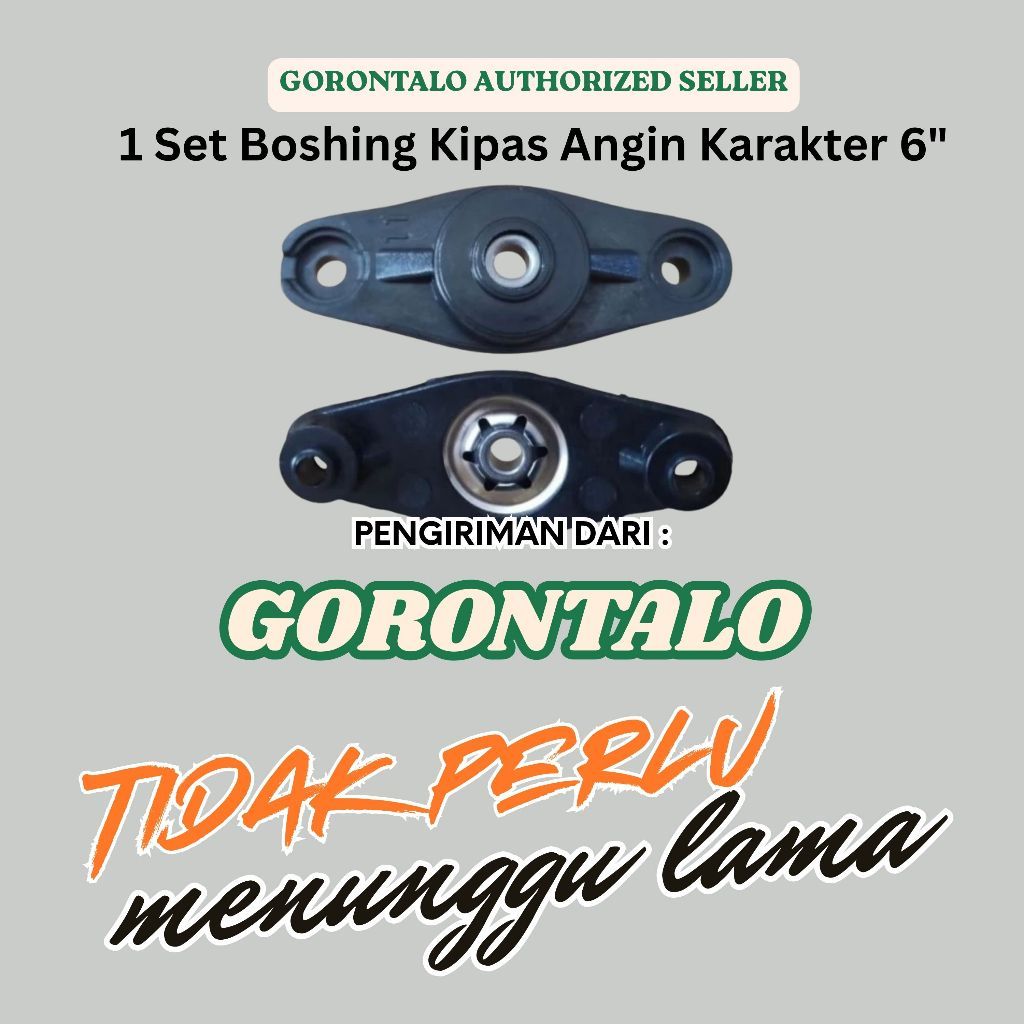 Boshing Kipas Angin Karakter 6-8 Inci - Model Karakter Menarik, Diameter Lubang 4mm, Pengiriman Rand