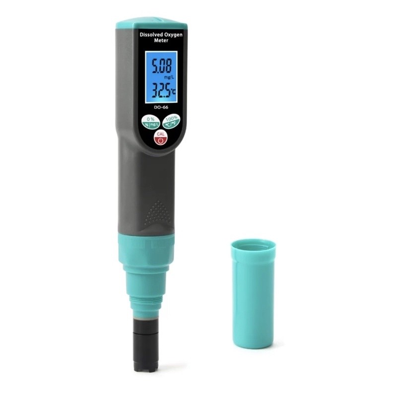 Alat Ukur Kadar Oksigen Dalam Air Dissolved Oxygen Meter DO Tester Aquarium Kolam Ikan Digital DO-66