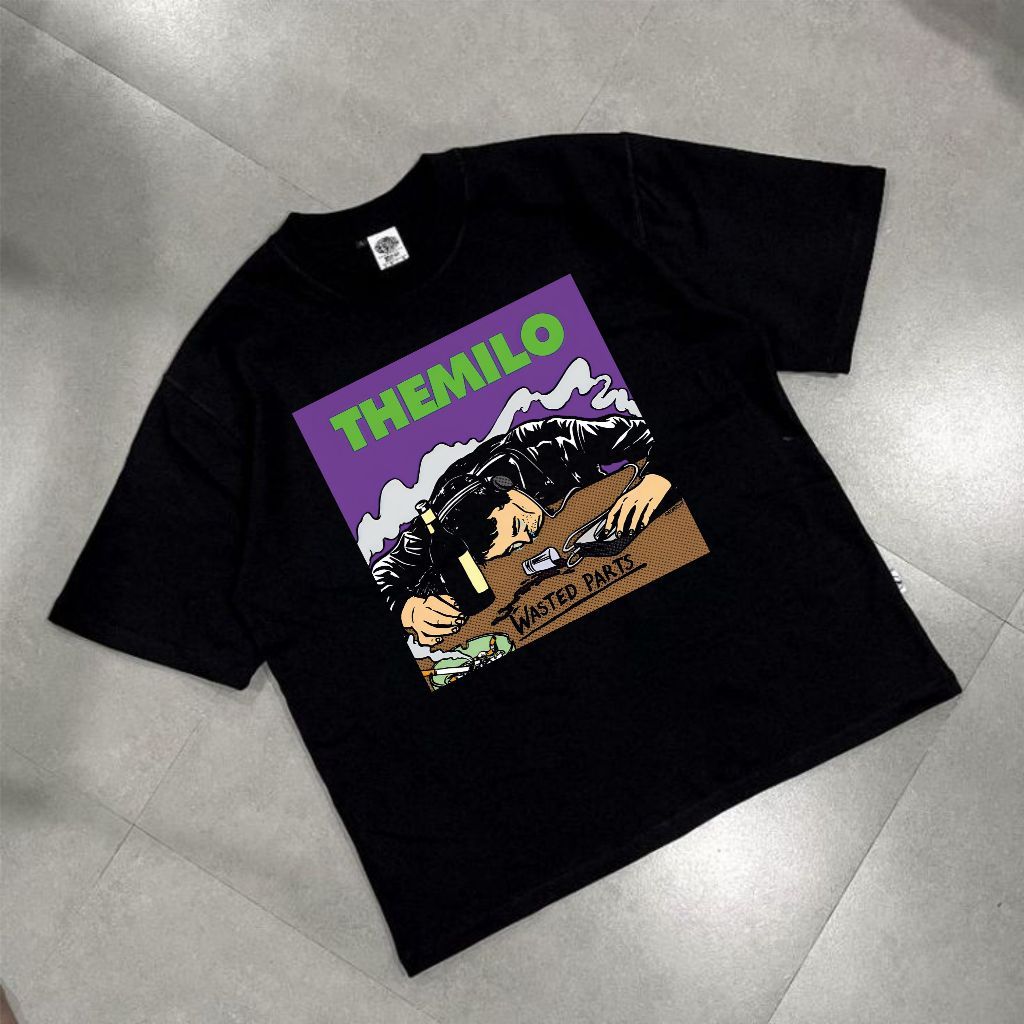Kaos Band The Milo Dinosaur Jr Grunge Manual Silk Screen