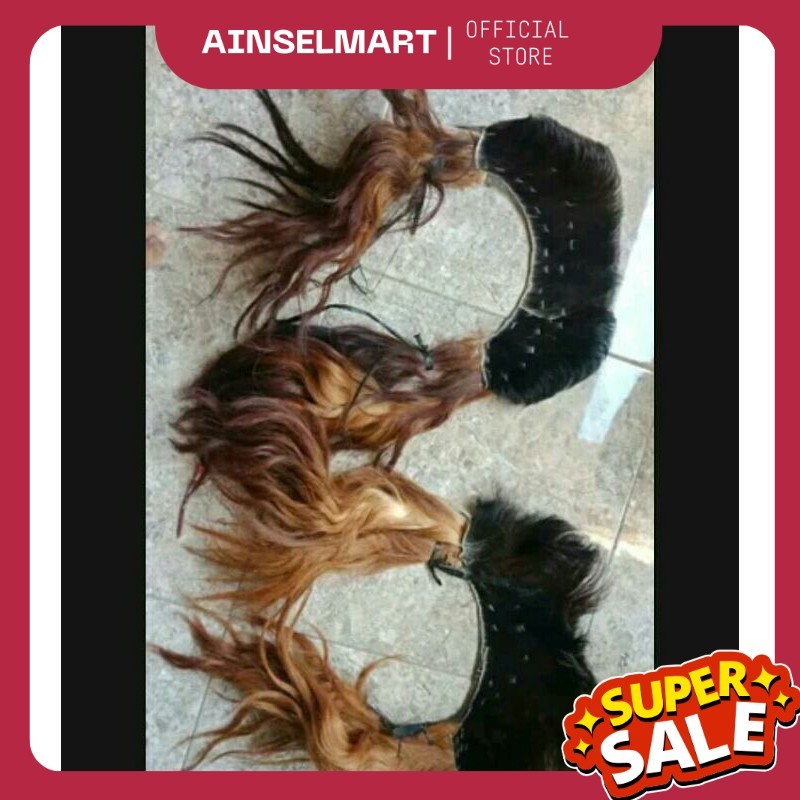 Simbar Barongan + Bando Rambut Sapi Berkualitas BR