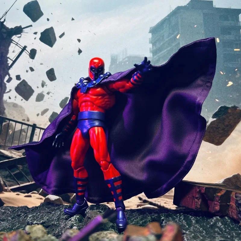 1/12 Scale Classic Anime Character Manga Edition Supervillain X-Men Magneto Cloak for 6in Mafex Acti