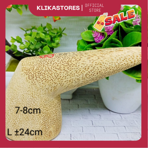Ulekan Akar Bambu Besar 7-8cm Food Grade UB