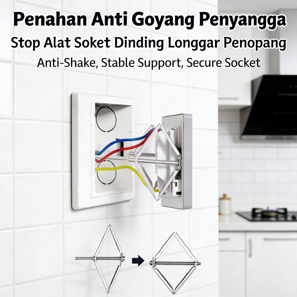 10PCS Wall Installation Box Repair Tool Rahasia Dudukan Saklar Kaset Perbaikan Panel Sakelar Tongkat