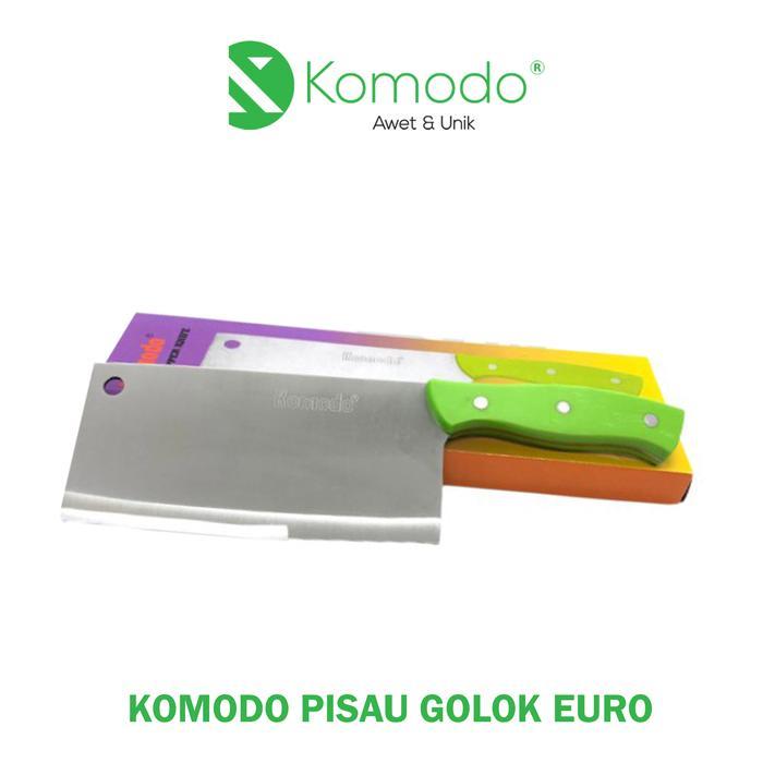 KOMODO PISAU DAGING STAINLESS GOLOK EURO TEBAL - KOMODO-105-GOLOKEURO