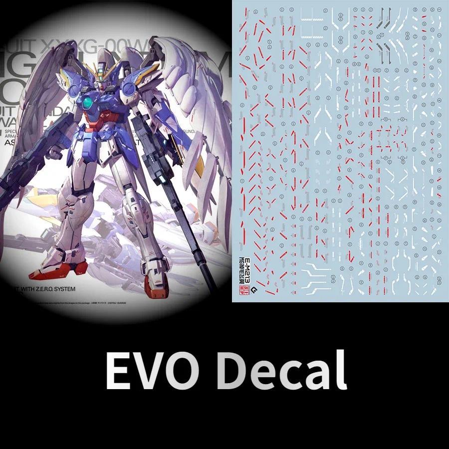 EVO Decal EM213 for MG Transformable Mobile Suit with Wing ZERO System EW KA 20 Ver Fluorescent Stic