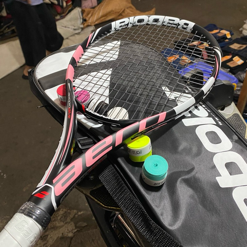 RAKET TENIS BABOLAT AEROPRO DRIVE KUALITAS PREMIUM SIAP PAKAI include tas