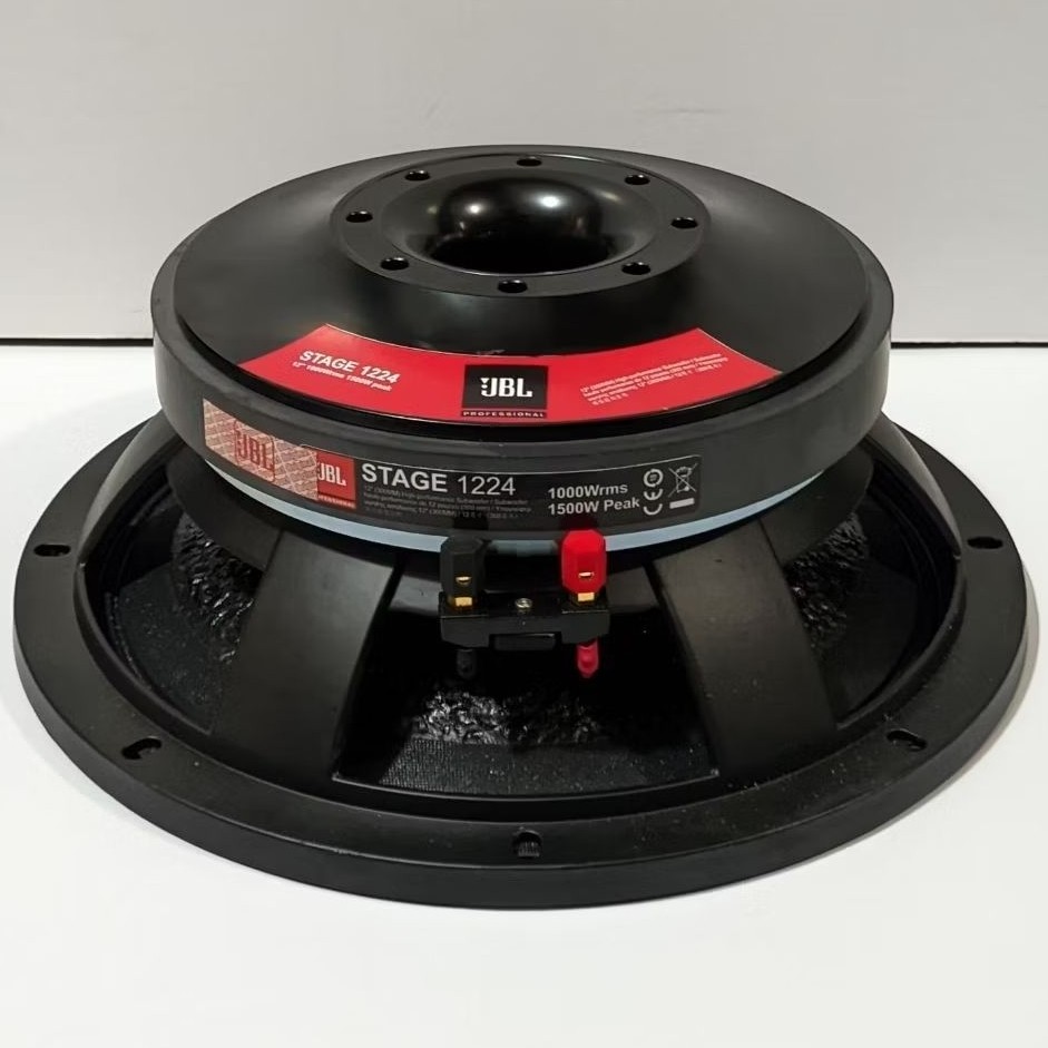Speaker Komponen 12 Inch JBL STAGE 1224 VC 4 IN 1000 Watt RMS Subwoofer Magnet Besar Original Grade 