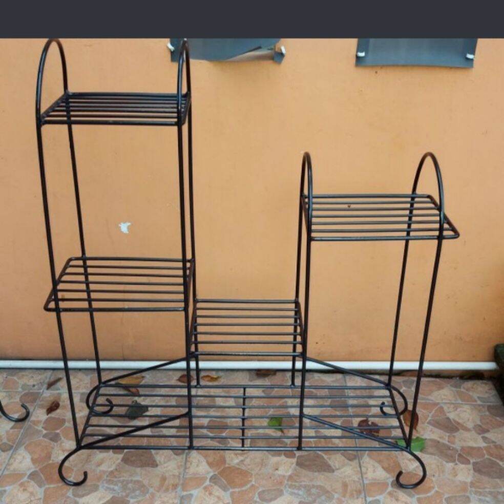 STANDINH RAK POT BERTINGKAT MURAH/RAK POT HIAS/RAK POT BESI MURAH/RAK POT TANAMAN HIAS