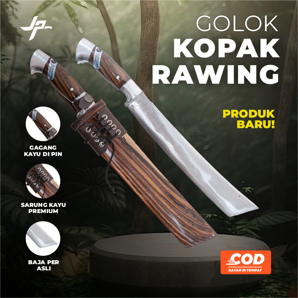 Golok Sembelih Kopak Rawing Multifungsi Pisau Daging Panjang Juragan Pisau