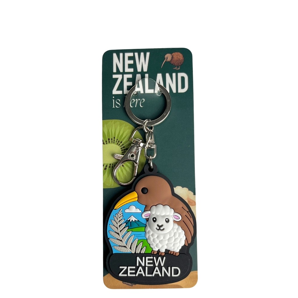 Gantungan Kunci NEW ZEALAND Souvenir Oleh oleh Negara New Zealand