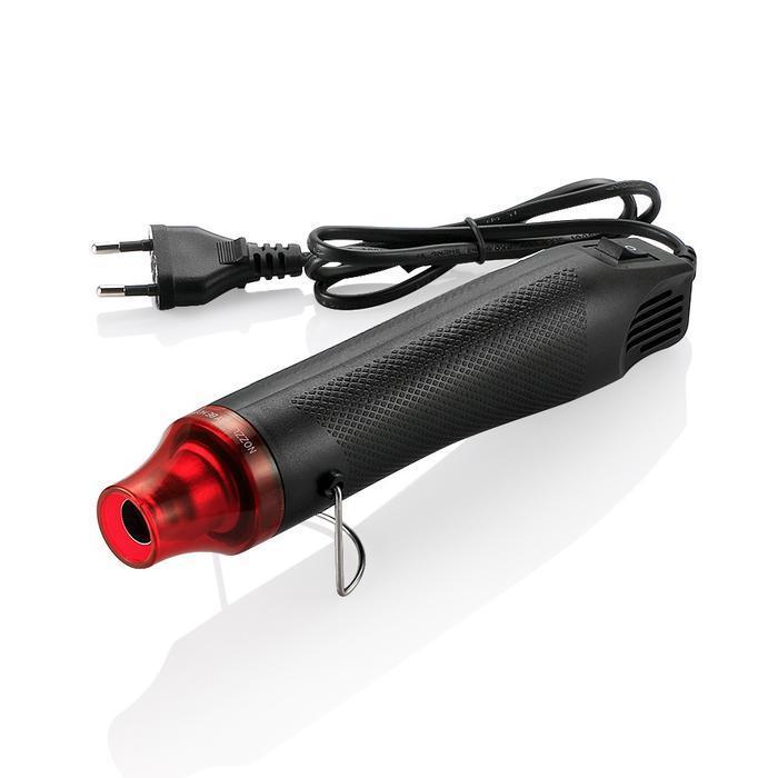 Sentral Perkakas Mini Hot Gun Heat Gun Low Watt 300W Electric Alat Pemanas Multifungsi - Hitam TERLA
