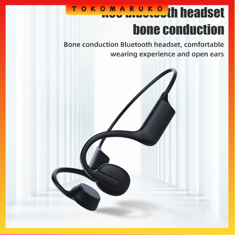 ADZUKI BEAN Earphone Bone Conduction Open Ear Wireless Bluetooth IPX5 - K08