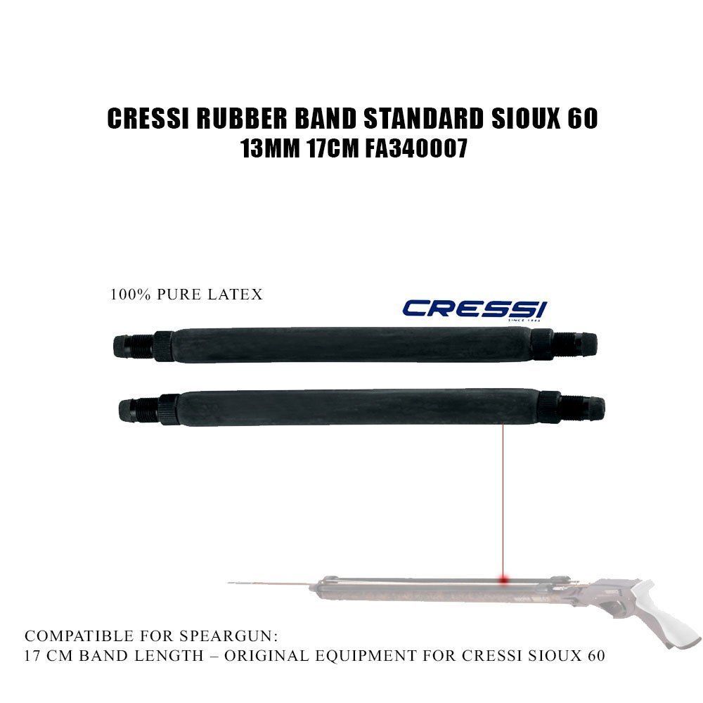Cressi Rubber Band Standard SIOUX 60 13mm 17cm FA340007 / Tali Karet Speargun Cressi Sioux 60