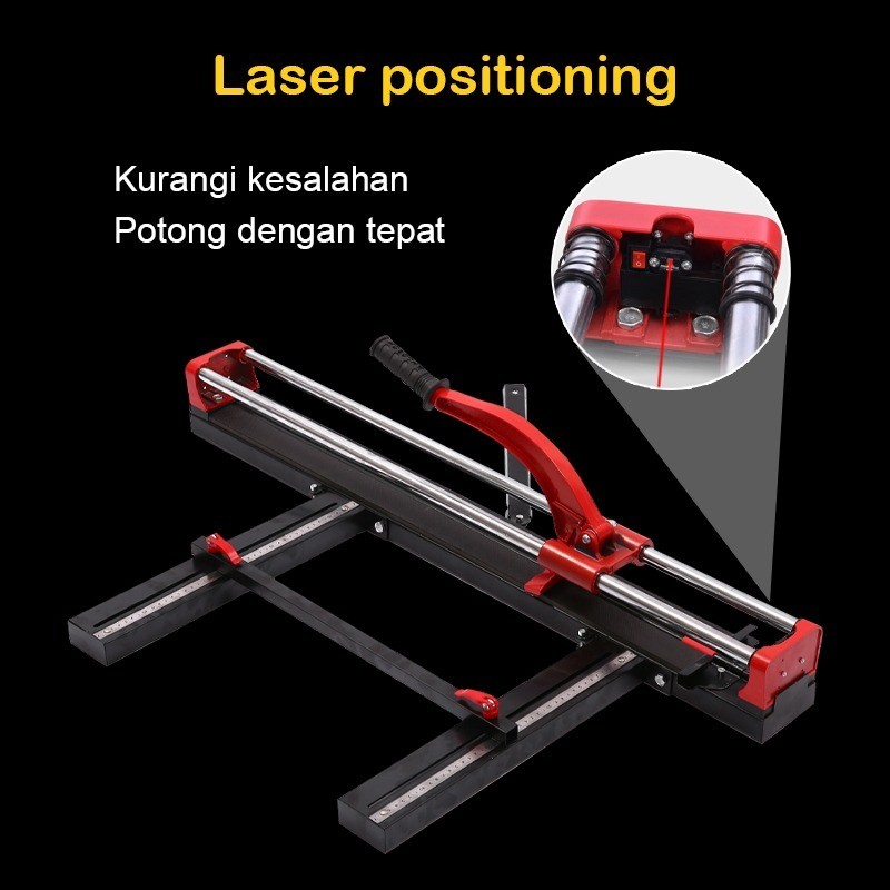 Alat Pemotong Granit Keramik Manual 80cm Tile Cutter With Laser Guide Pemotong Ubin HSL