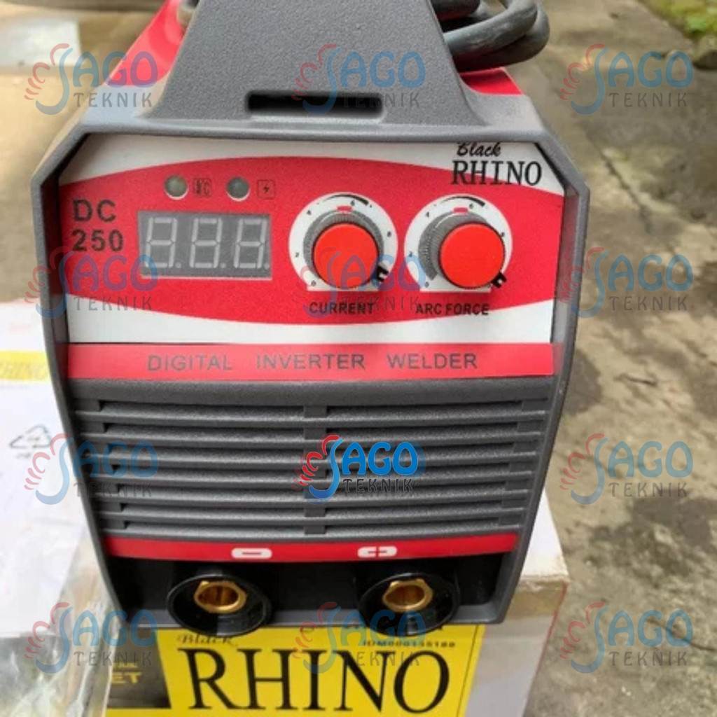 Mesin Las MMA RHINO DC 250A 1 Phase / Mesin Inverter Trafo Travo MMA 250 Ampere RHINO | L1