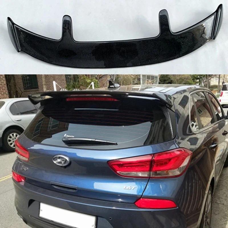 for Hyundai I30 I20 spoiler high quality carbon fiber material car rear wing spoiler 2008-2019