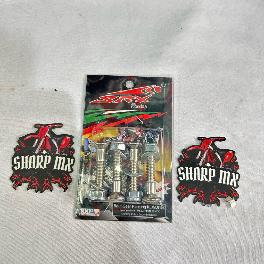 Baut Buad Gir Gear KLX panjang Spacer Supermoto 5cm