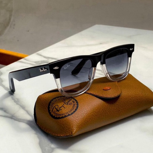 Kacamata Rayban Wayfarer TwoTone Premium Best Seller Limited Edition Size 50