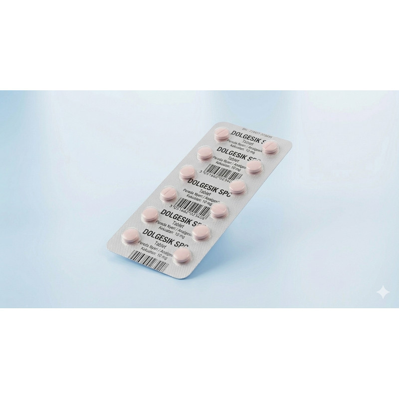 DOLGESIK SPC 1 BLISTER @ 10 KAPLET SALUT SELAPUT