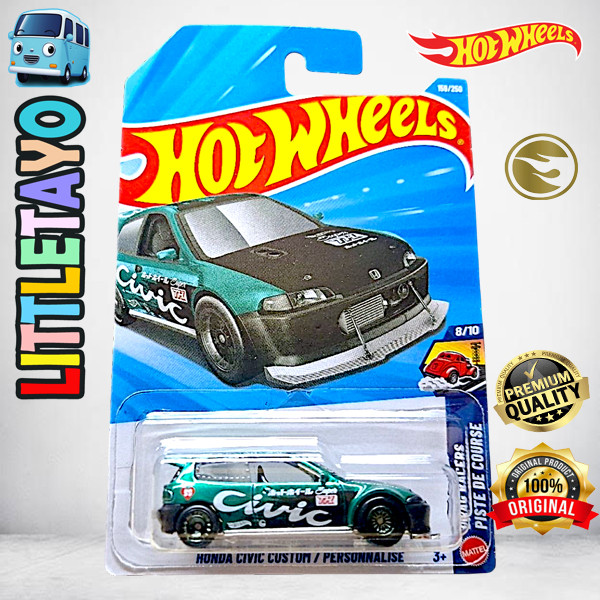 Hot Wheels Super Treasure Hunt Honda Civic Custom STH Diecast Mobil Hatchback Japan Car