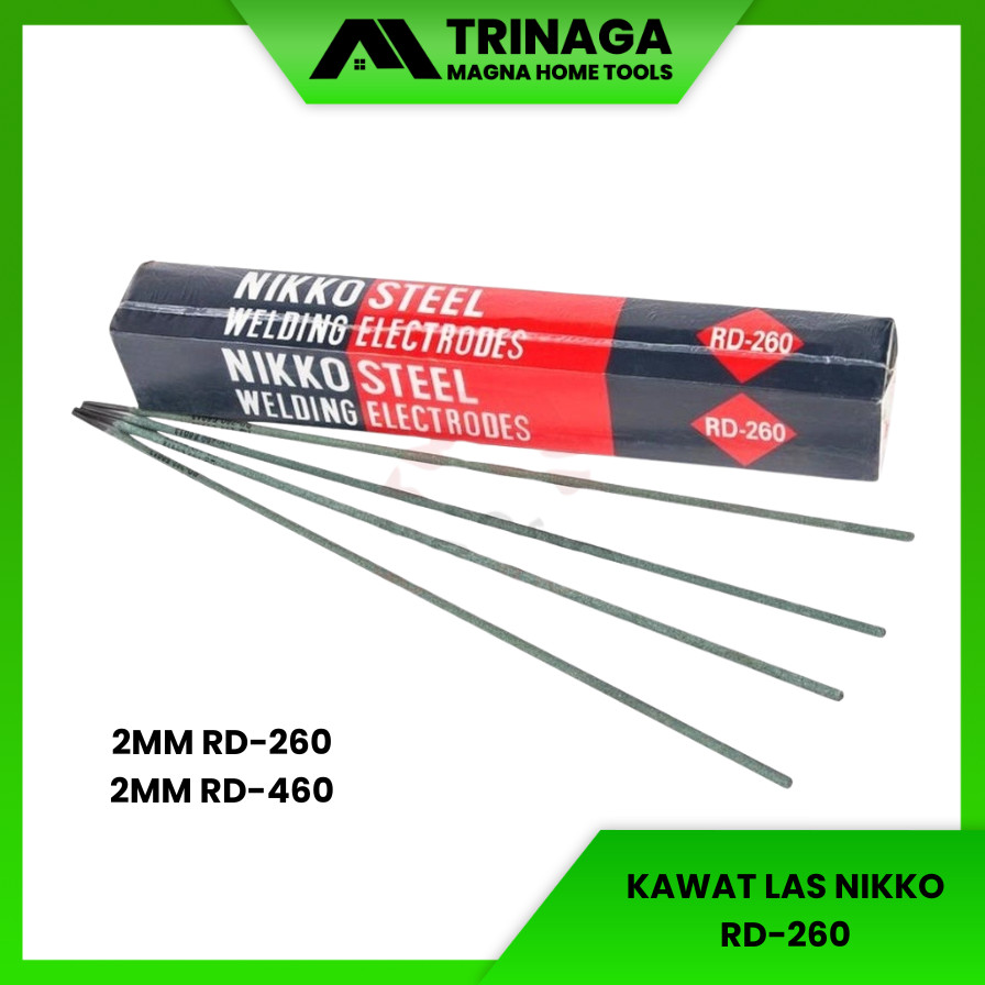 KAWAT LAS LISTRIK NIKKO 2 MM - RD260 1 PAK ISI 2KG