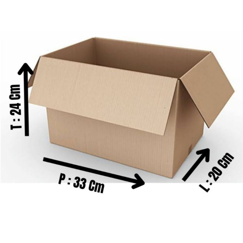 5PCS Kardus Packing Dengan Uk 33 x 20 x 24 Cm