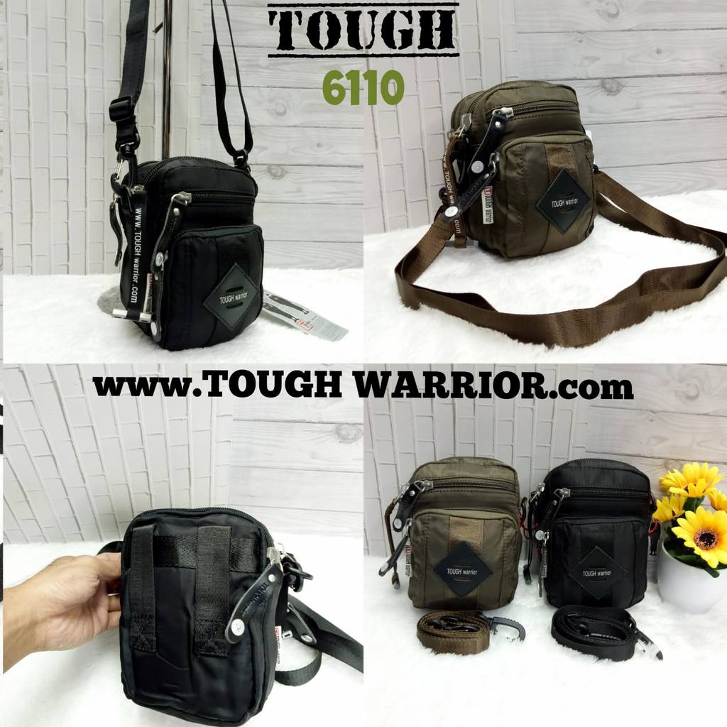 Promo TAS SELEMPANG KECIL SLING BAG MINI PRIA TOUGH WARRIOR ARMY 6110 IMPORT (BISA BAYAR DI TEMPAT)