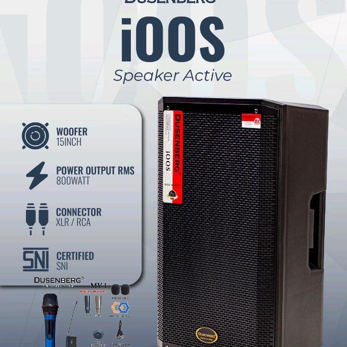 Speaker aktif bluetooth DUSENBERG IOOS 15" speaker karaoke smart tv bluetooth YouTube