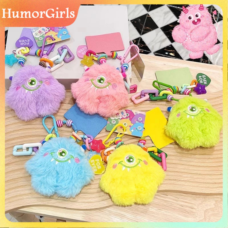 Gantungan Tas strap hp Aksesoris Gantungan Kunci Gantungan Kunci Monster Kecil Boneka tas mewah