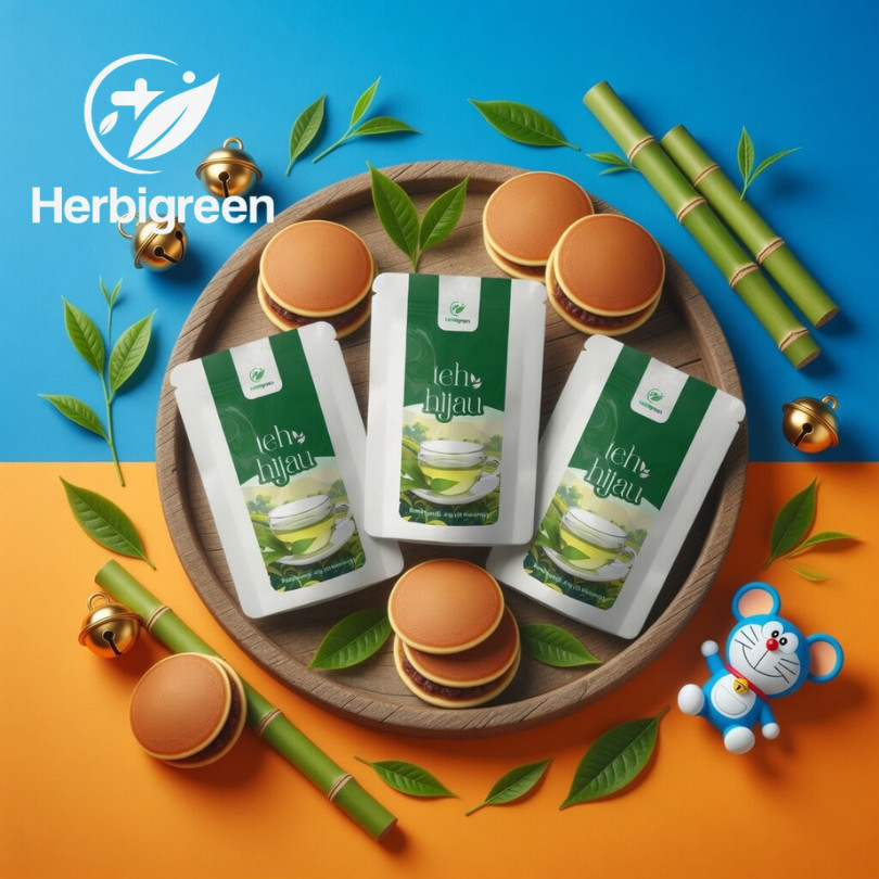 HERBIGREEN Teh Pelangsing Herbal Alami sudah BPOM  Terlaris & Termurah MR DETOX Teh Detoks Teh Diet 