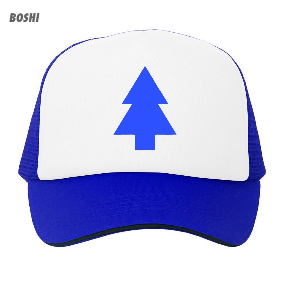 Topi Trucker Dipper Pines Tree Gravity Falls