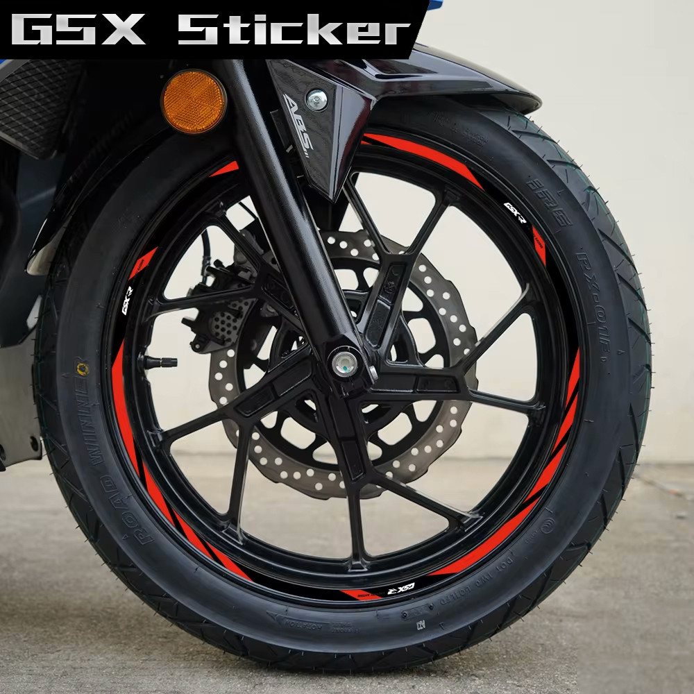 Motorcycle Wheel Rim Sticker Decal Stripe Tape Waterproof Accessories For GSXR 600 750 1000 150 GSX-
