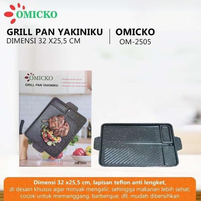 Alat Panggang Square Grill Pan GSF atau Omicko - Omicko