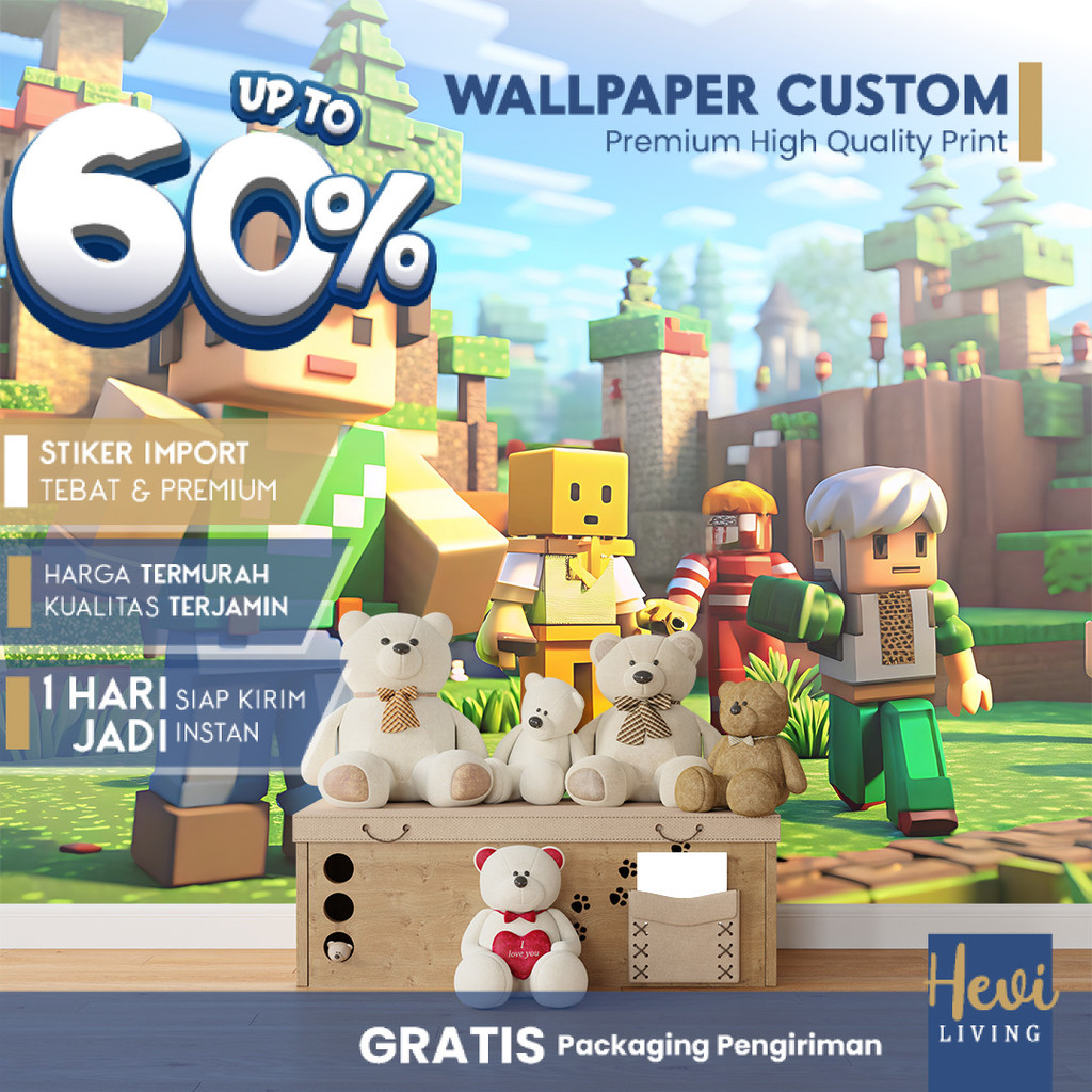 Wallpaper Dinding Custom | Wallpaper Dinding Kamar Anak | Wallpaper Dinding Motif Anak 12 | Wallpape