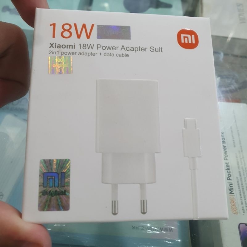 Charger Xiaomi Type C 18W Fast Charging