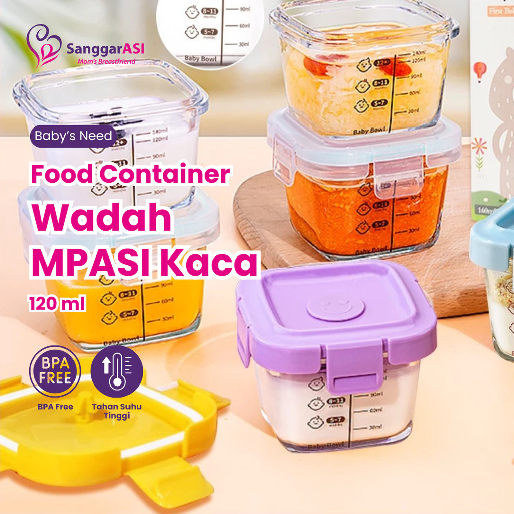 WADAH KACA MPASI BAYI PREMIUM - KONTAINER KACA MPASI - DESKRIPSI PRODUK
