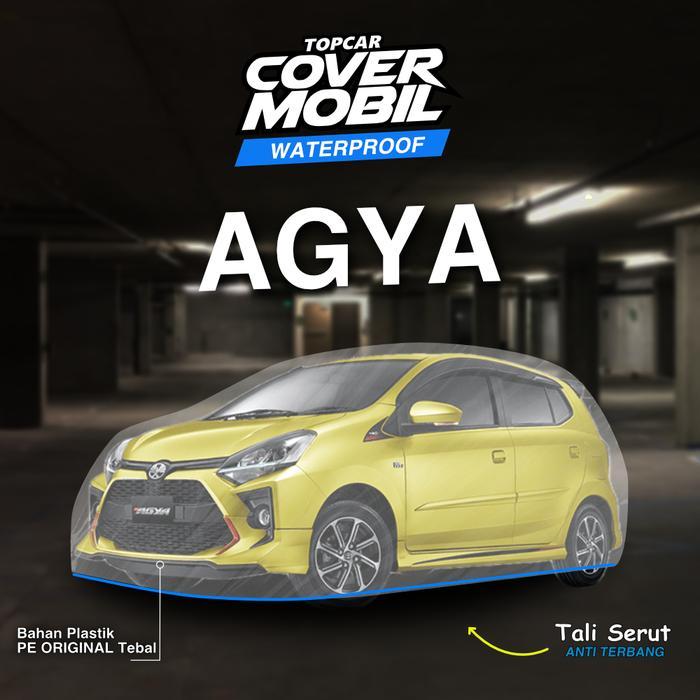 TOPCAR Cover Mobil Agya Ayla Transparan Plastik Waterproof